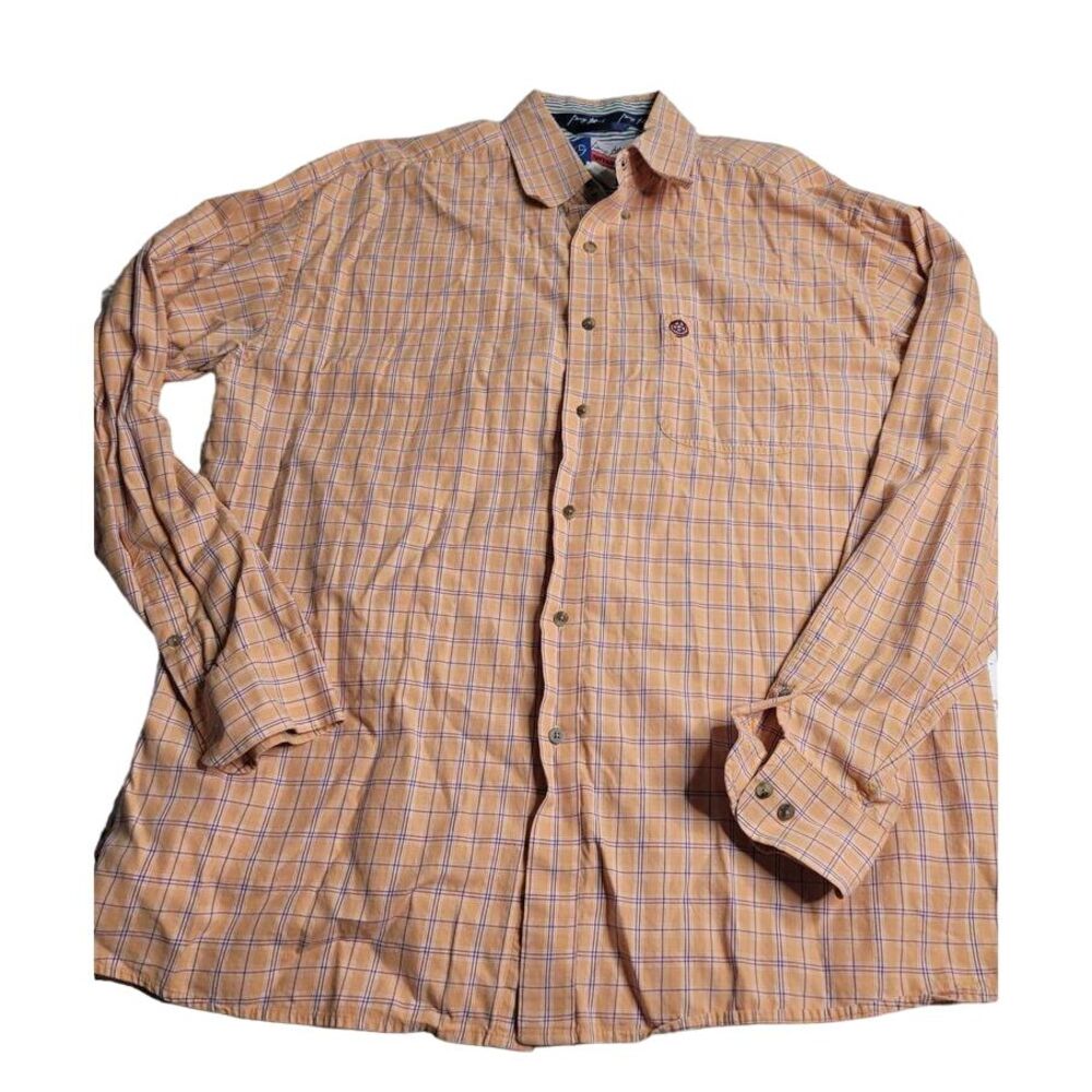 3358 Wrangler George Strait Cowboy Cut Collection LS‎ Button Down Men's XXL